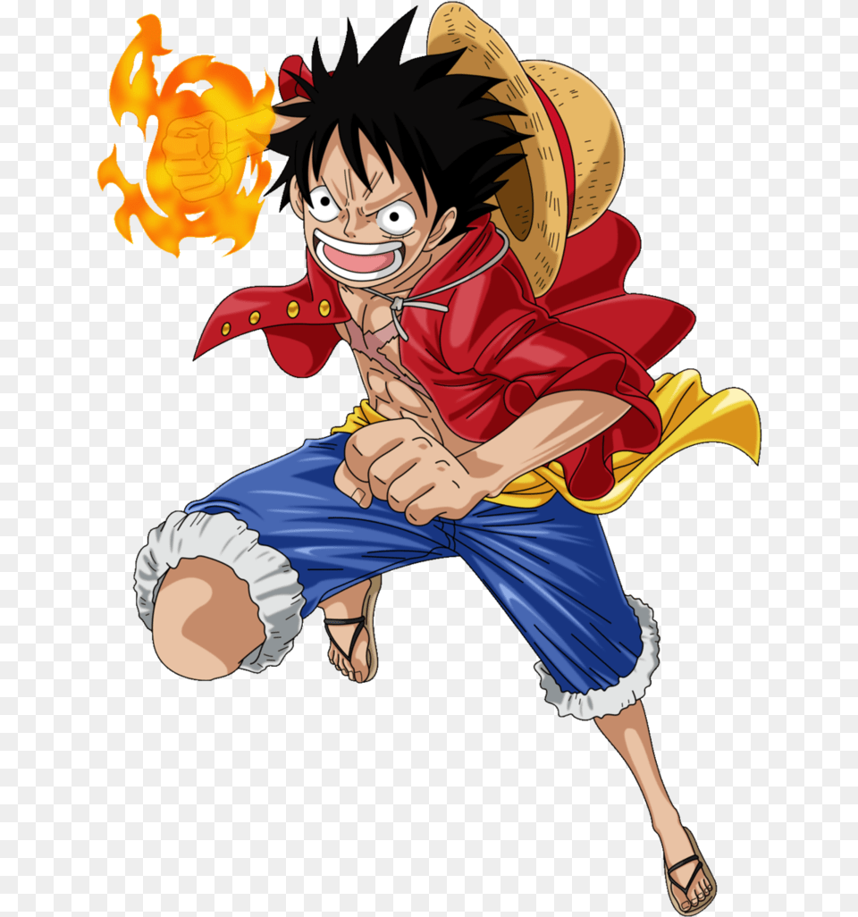 Luffy One Piece, Book, Comics, Publication, Person Free Transparent Png