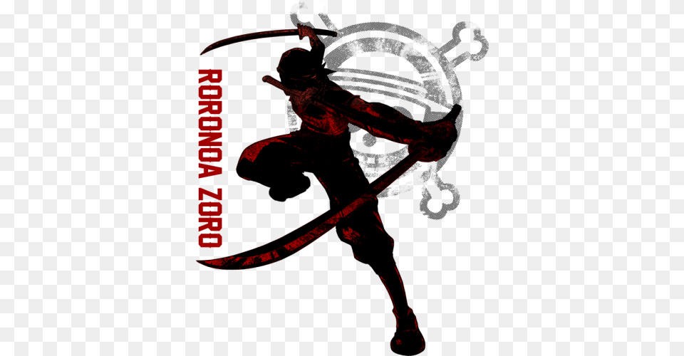 Luffy One Piece Crimson Pirate Hunter Bounty T Shirt, Sword, Weapon, Adult, Male Free Png