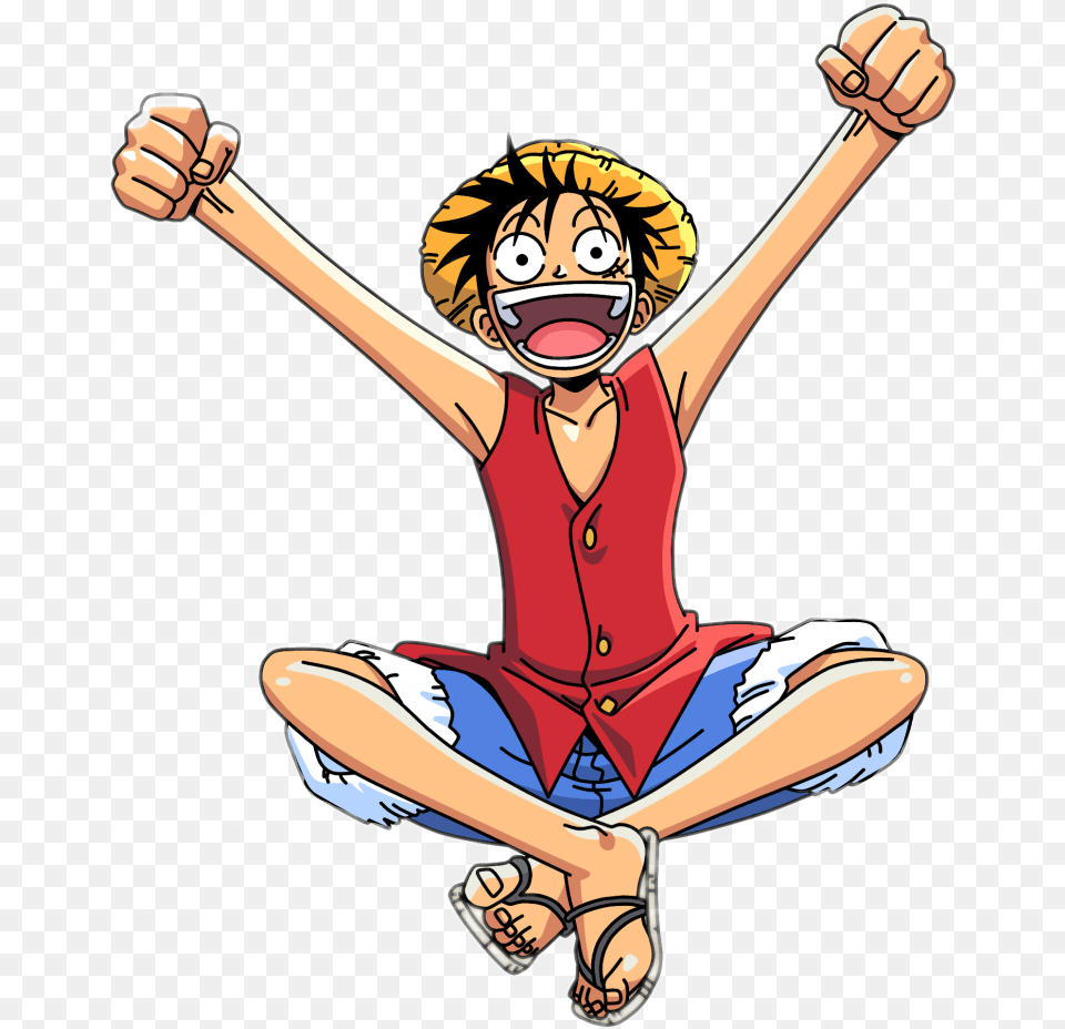 Luffy Onepiece Anime Manga Monkeydluffy Luffy Render, Book, Comics, Publication, Body Part Png