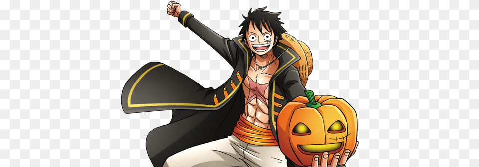 Luffy The One Piece Podcast One Piece Luffy Halloween, Book, Comics, Publication, Anime Free Png Download