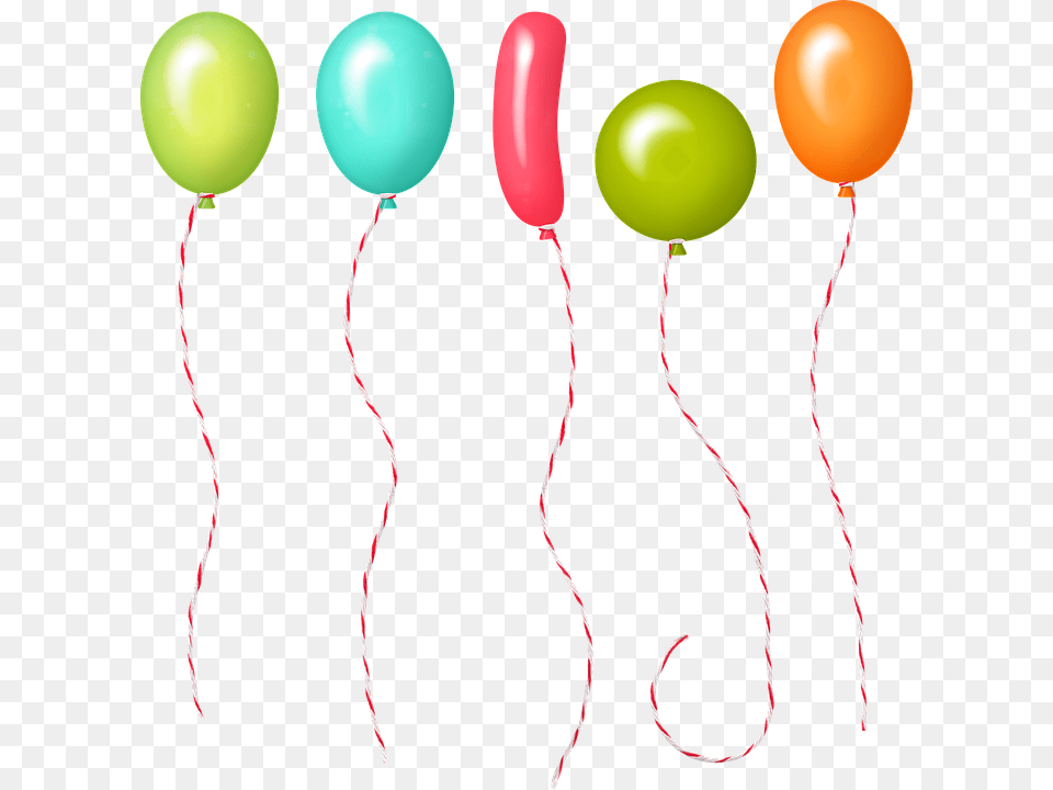 Luftballons Konfetti Feier Geburtstag Spa Bunte Balloon Free Transparent Png