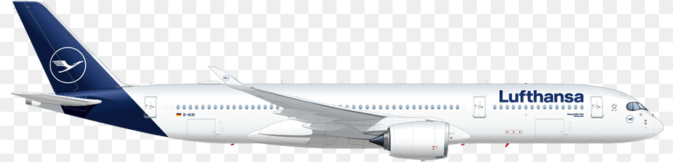 Lufthansa Airplane, Aircraft, Airliner, Transportation, Vehicle Png Image