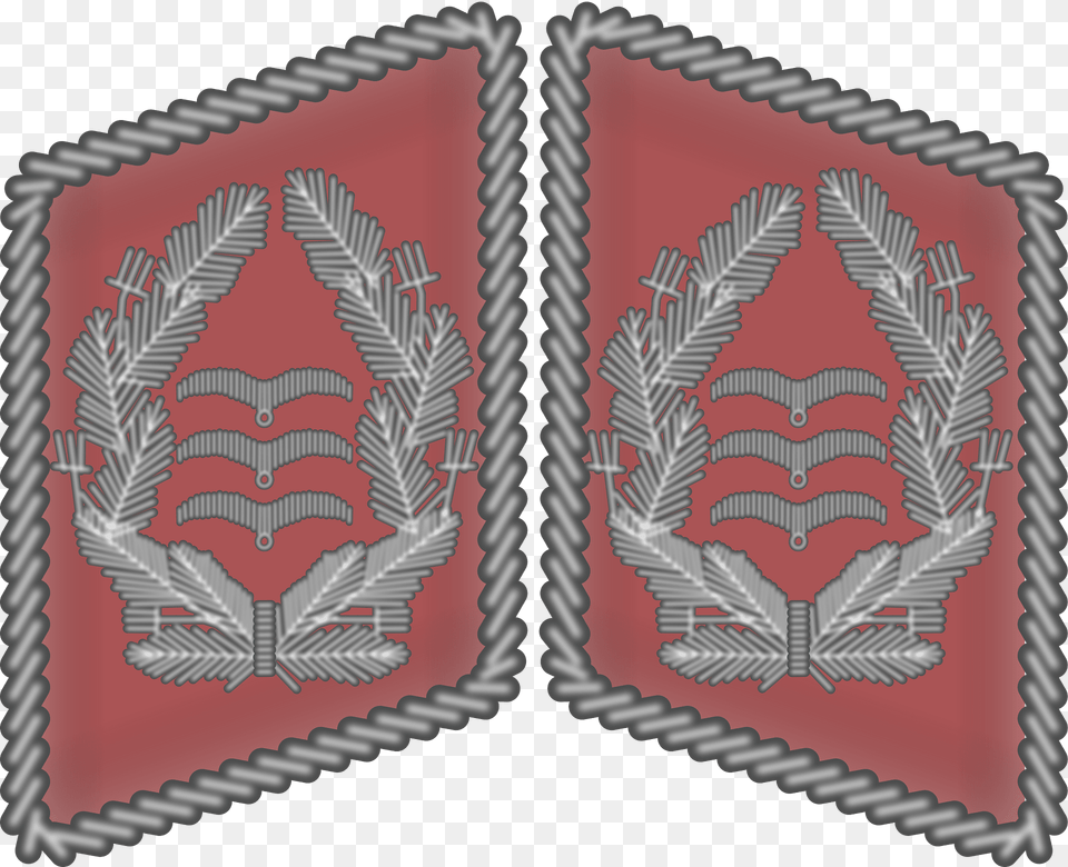 Luftwaffe Collar Tabs Oberst 3d Clipart, Pattern, Armor, Face, Head Png Image