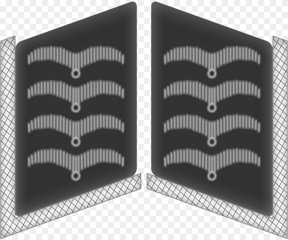 Luftwaffe Collar Tabs Stabsfeldwebel 3d Clipart, Grille Png Image