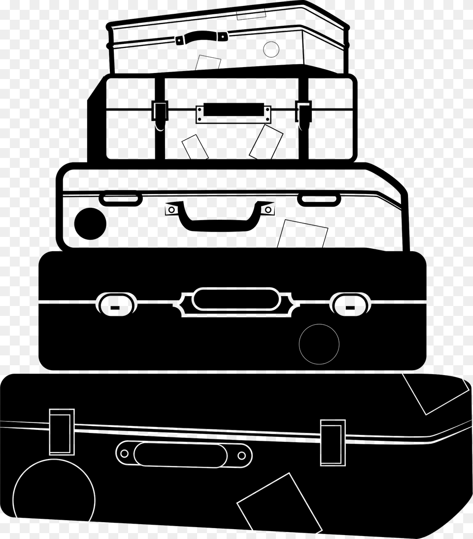 Luggage Clipart, Baggage, Bulldozer, Machine Free Transparent Png