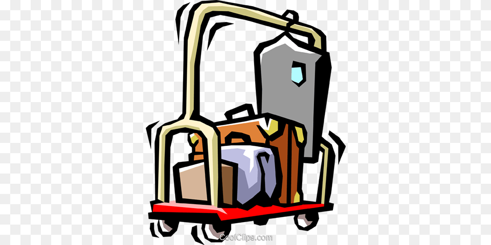 Luggage Clipart Luggage Cart, Machine, Wheel, Bulldozer Png