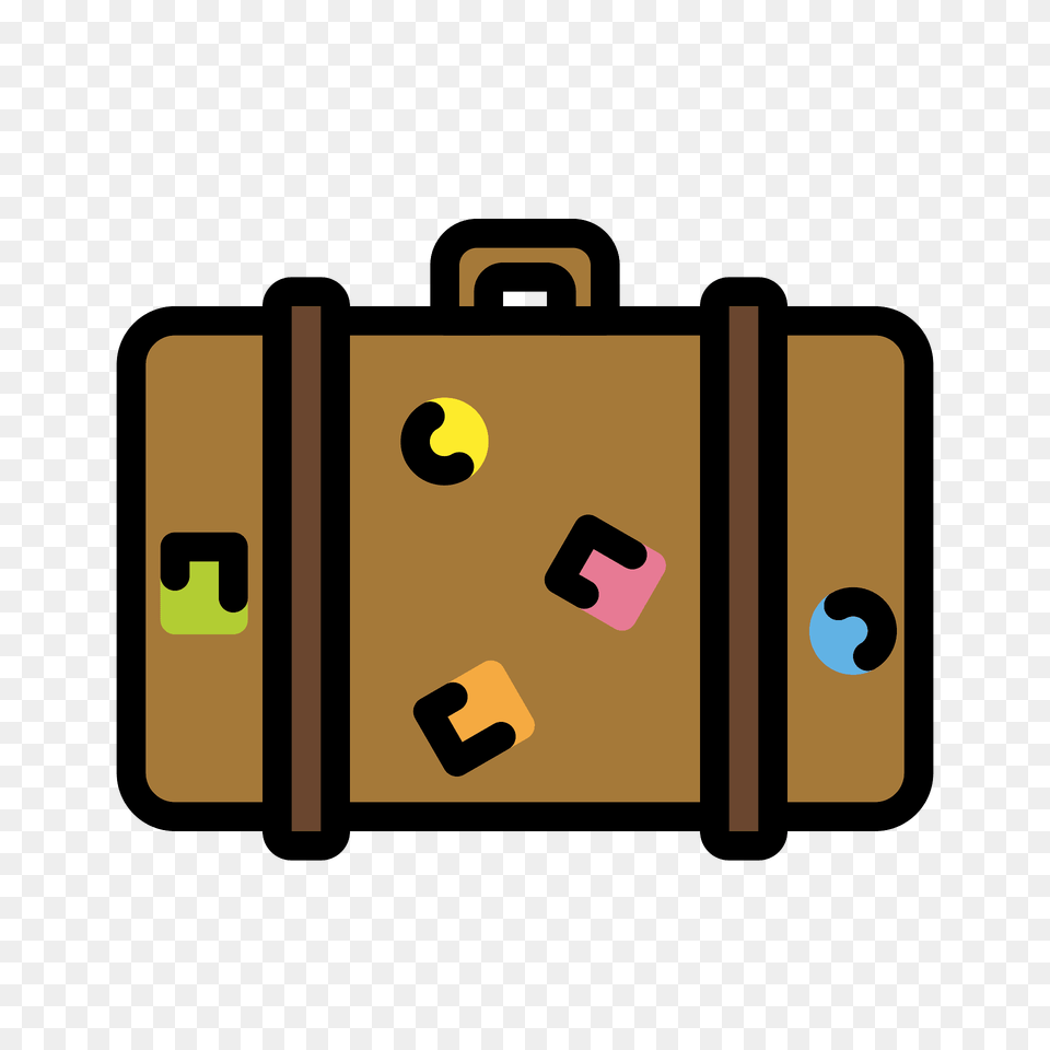 Luggage Emoji Clipart, Baggage, Suitcase, Bag Free Transparent Png