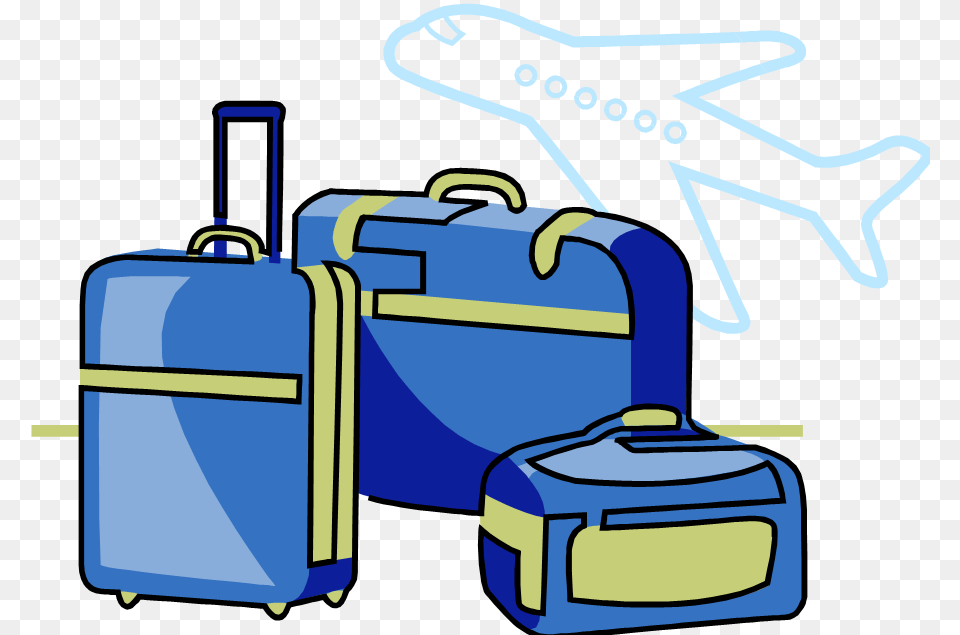 Luggage Golf Clubs Can Be Sent Directly To Your Home Through Maui, Baggage, Suitcase, Bulldozer, Machine Free Png Download