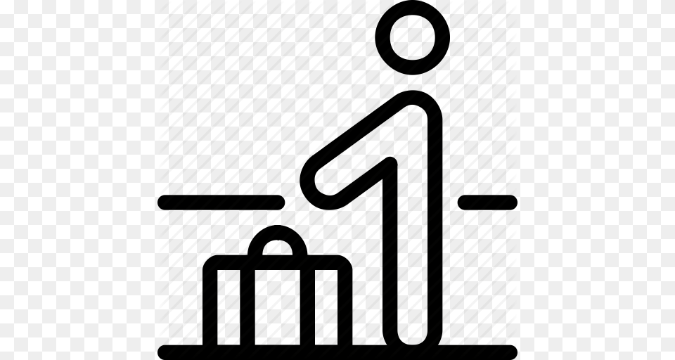 Luggage Moving Walkway Icon Png