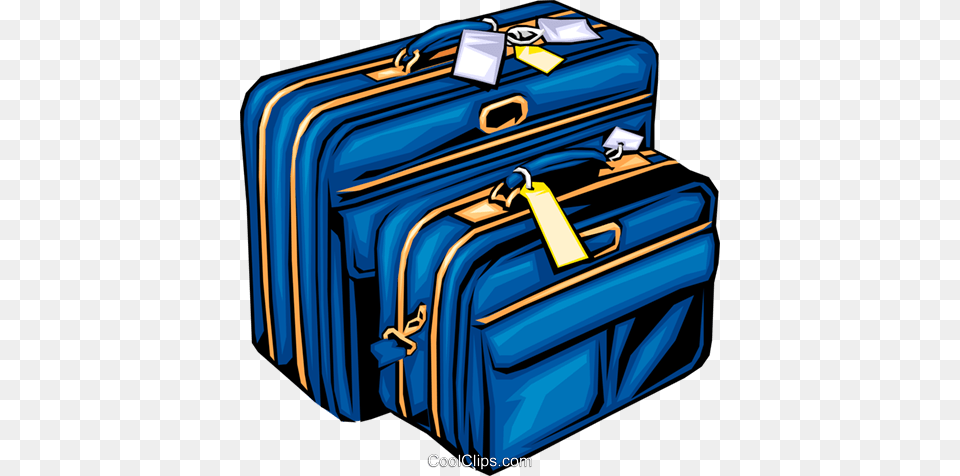 Luggage Royalty Free Vector Clip Art Illustration, Baggage, Suitcase, Bulldozer, Machine Png