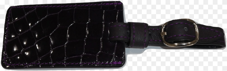 Luggage Tag Purple Leather, Accessories, Belt, Strap Free Png Download