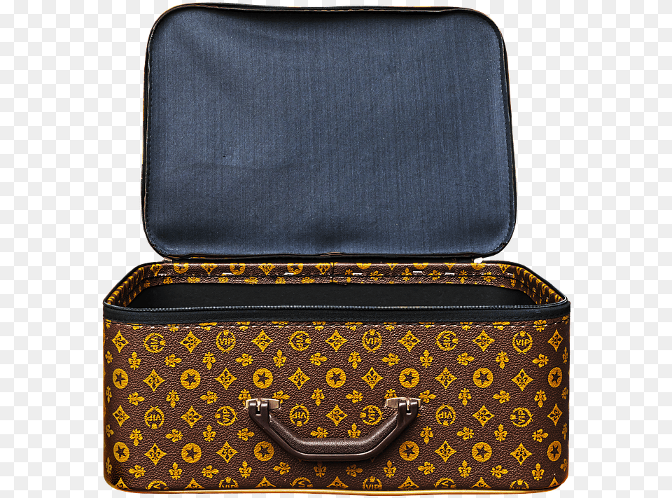 Luggage Vintage Open Transport Storage Nostalgia Open Suitcase, Accessories, Bag, Baggage, Handbag Png Image