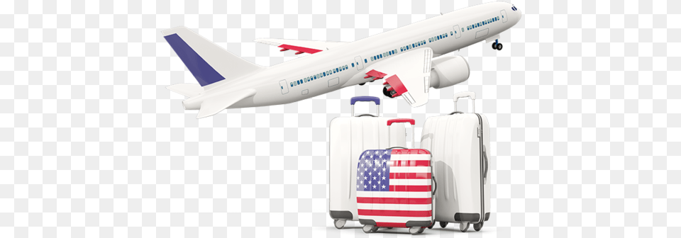 Luggage With Airplane Italy Airplane, Aircraft, Airliner, Transportation, Vehicle Free Png