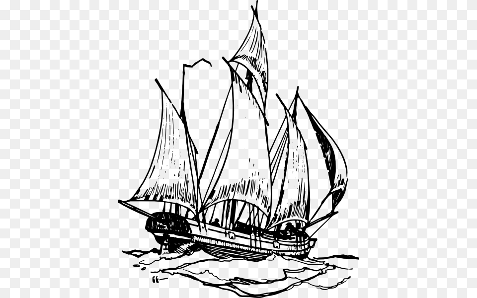 Lugger Ship Clip Art, Boat, Sailboat, Transportation, Vehicle Png