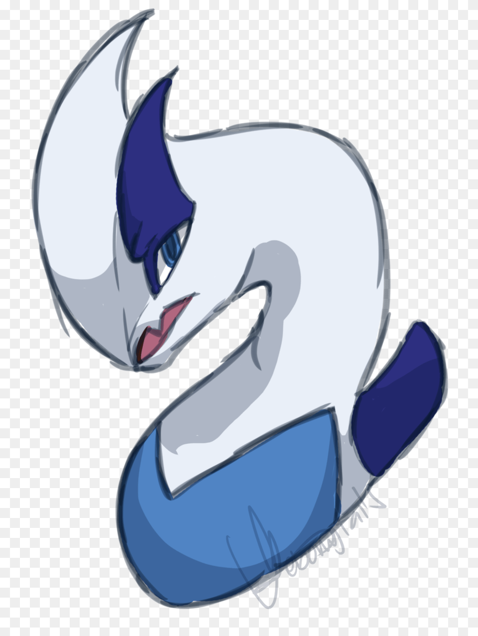 Lugia, Animal, Fish, Sea Life, Shark Free Transparent Png