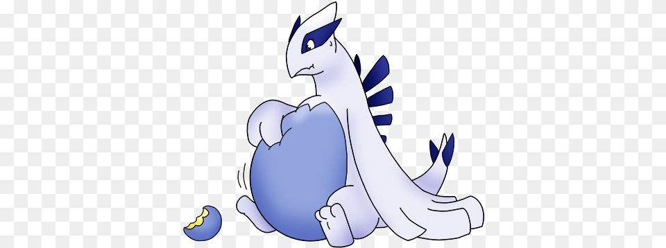 Lugia Gets Fat Lugia, Animal, Bird, Jay, Cartoon Png Image