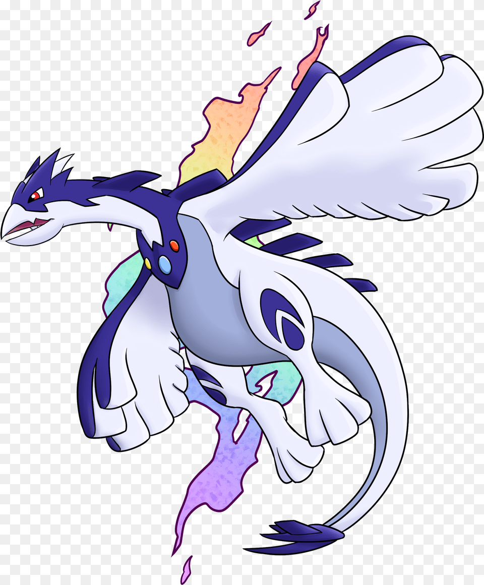 Lugia Mega Evolved, Animal, Fish, Sea Life, Shark Free Png