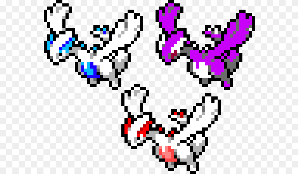 Lugia Pixel Art Pokemon Lugia, Graphics, Qr Code Png