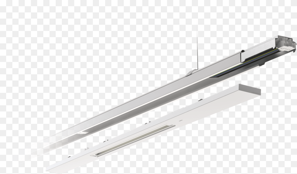 Lugtrack Evo Led With 3 Phase Rail Quickassembly Lines Lug, Light Fixture, Blade, Dagger, Knife Png