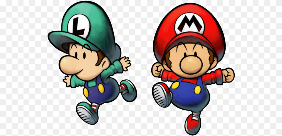 Luigi And Mario Drawing Mario And Luigi Partners In Time Baby Luigi, Face, Head, Person, Game Free Transparent Png