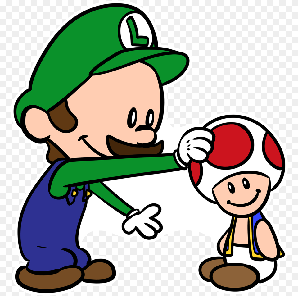 Luigi Cartoon, Person, People, Elf, Baseball Cap Free Png Download