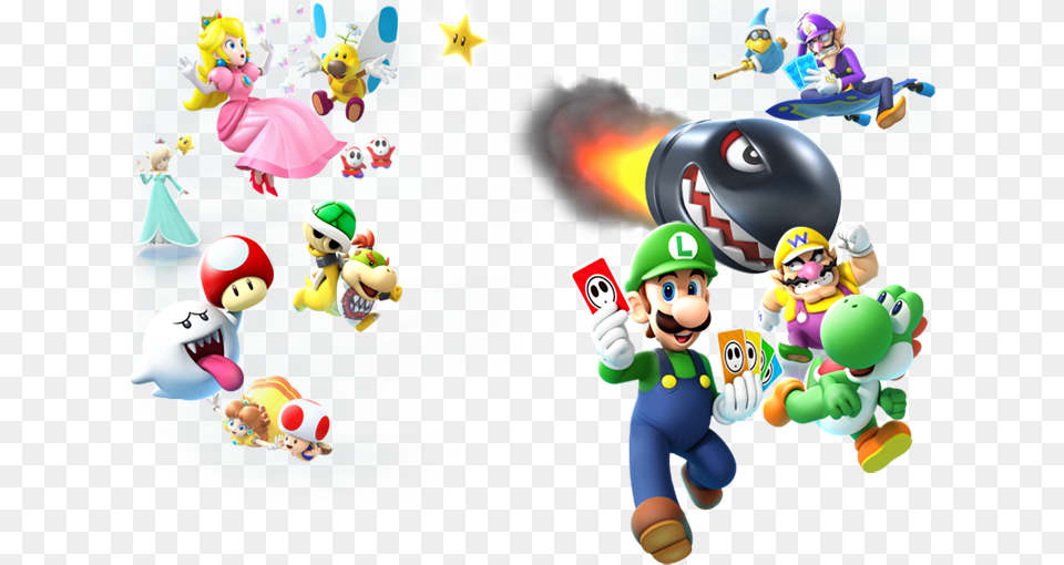 Luigi Face Mario Party Tour Island, Game, Super Mario, Baby, Person Free Png Download