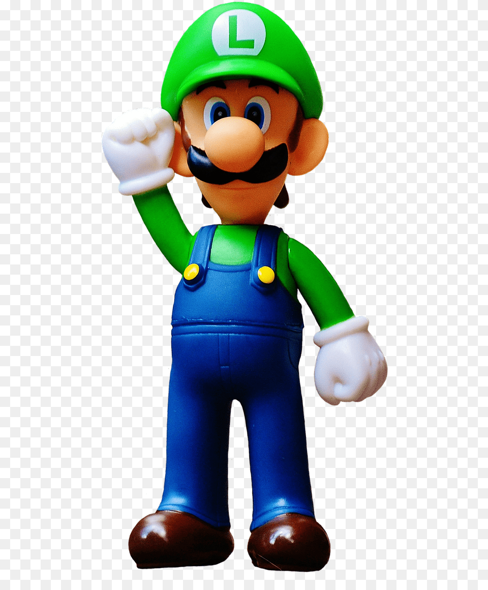 Luigi Figure, Toy, Face, Head, Person Free Png