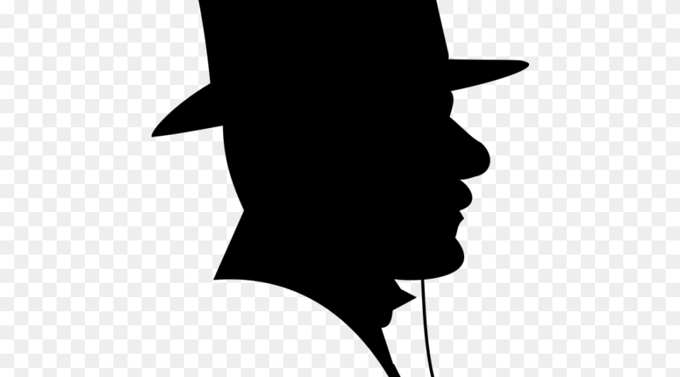 Luigi Garcia On Soundbetter Man In Top Hat Silhouette, Gray Png Image