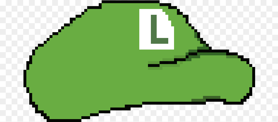 Luigi Hat Pixel, Green, Food, Produce, Broccoli Free Png Download