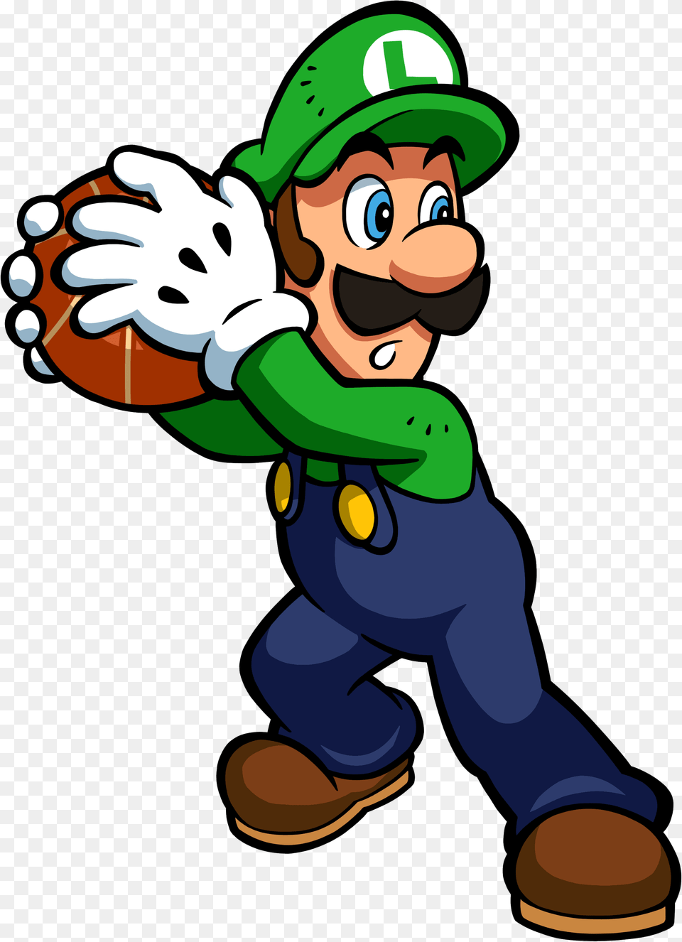 Luigi Hoops Mario Hoops 3 On 3 Luigi, Baby, Person, Face, Head Png Image