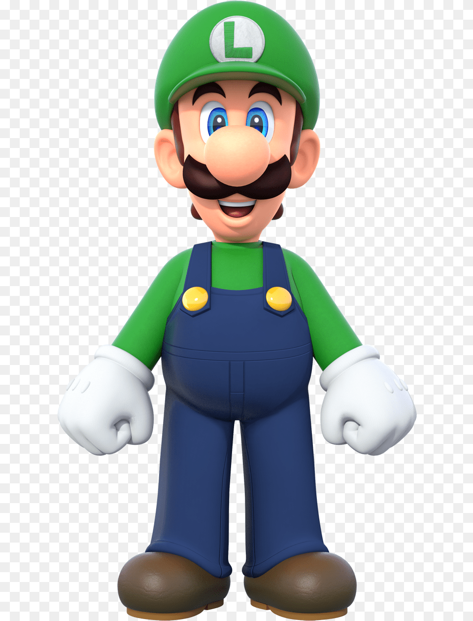 Luigi New Super Mario Bros U Deluxe New Super Mario Bros U Deluxe Luigi, Toy, Face, Head, Person Png Image
