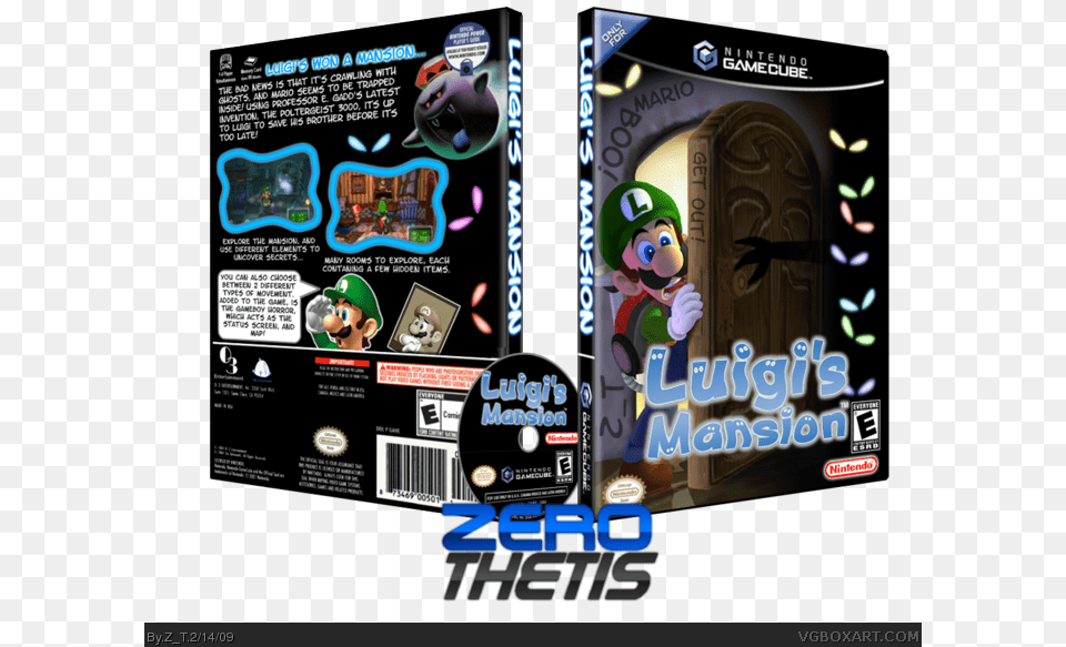 Luigi S Mansion Box Art Cover Flyer, Advertisement, Poster, Person, Face Free Png Download