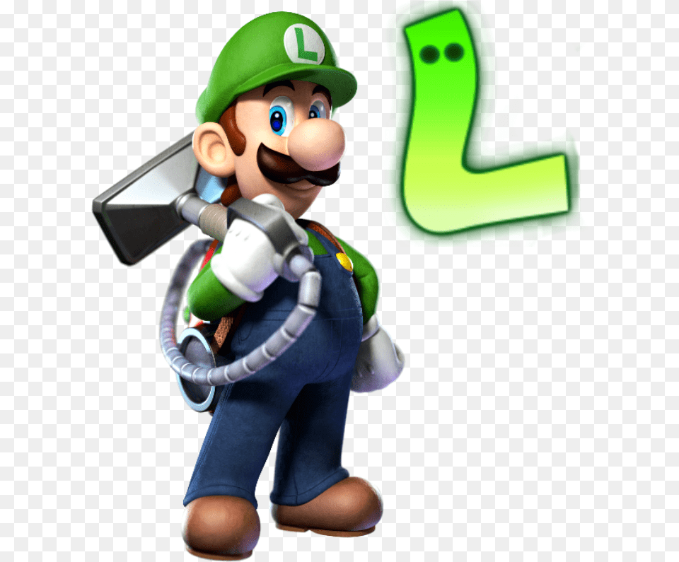 Luigi S Mansion Luigi With Poltergust, Baby, Person, Face, Head Free Transparent Png