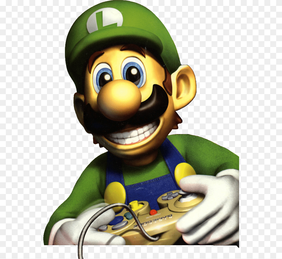 Luigi Smiling, Baby, Person, Face, Head Png Image