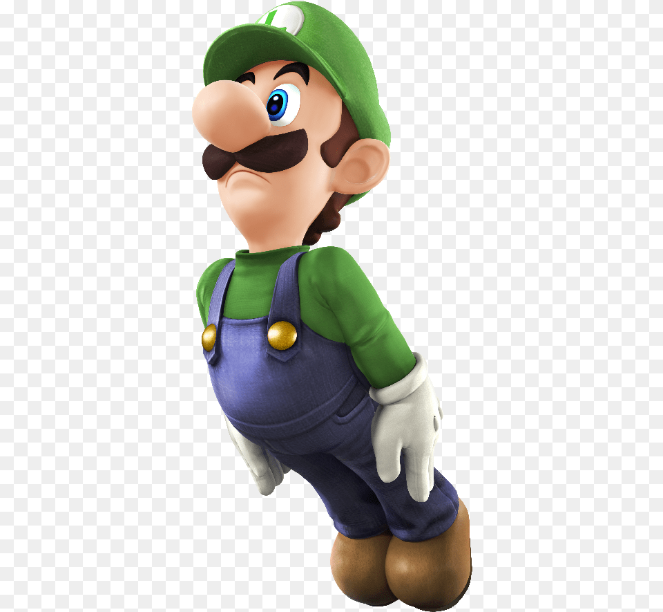 Luigi Super Smash Bros Wii U Luigi, Baby, Person, Figurine, Game Png