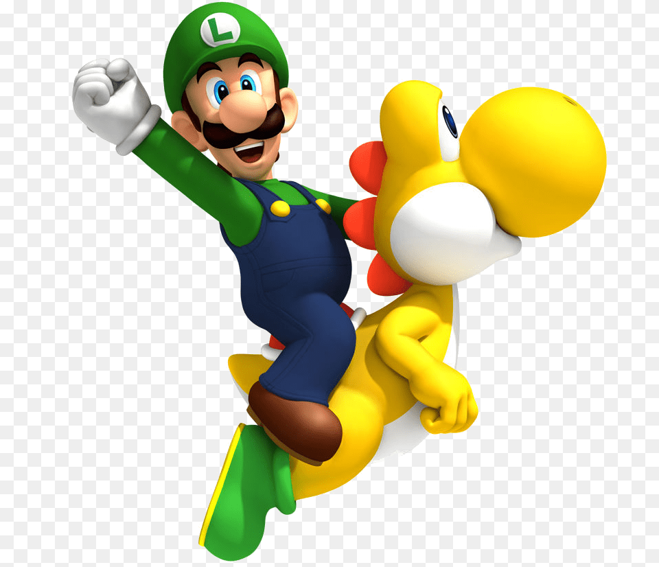Luigi Yellow Yoshi, Face, Head, Person, Game Png Image