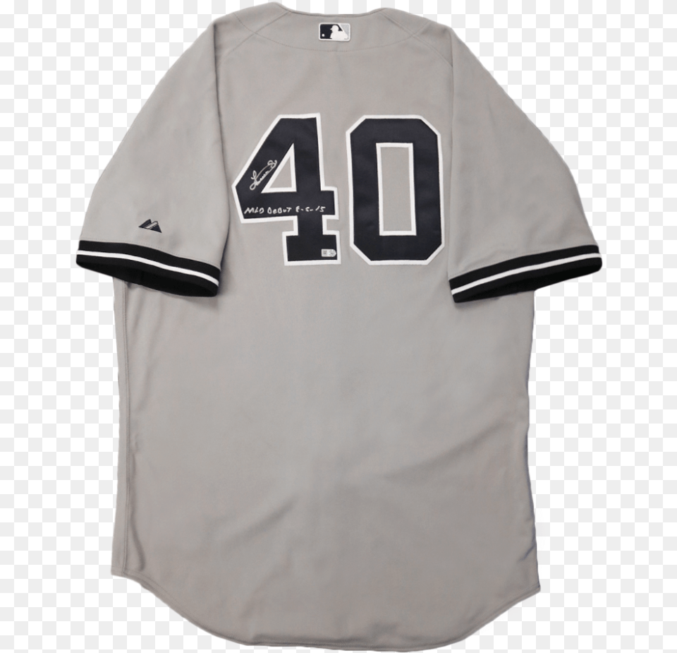 Luis Severino Autographed Ny Yankees Baseball Uniform, Clothing, Shirt, T-shirt, Jersey Free Png