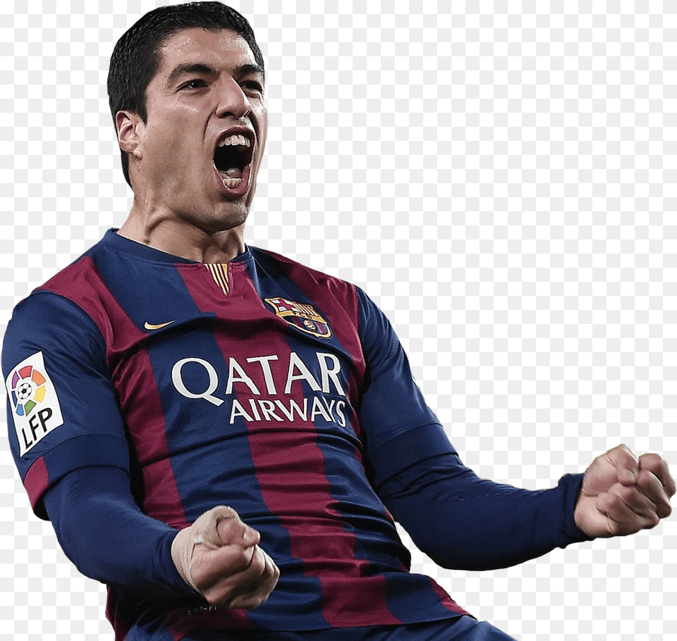 Luis Suarez White Background, Angry, Face, Head, Person Free Png Download
