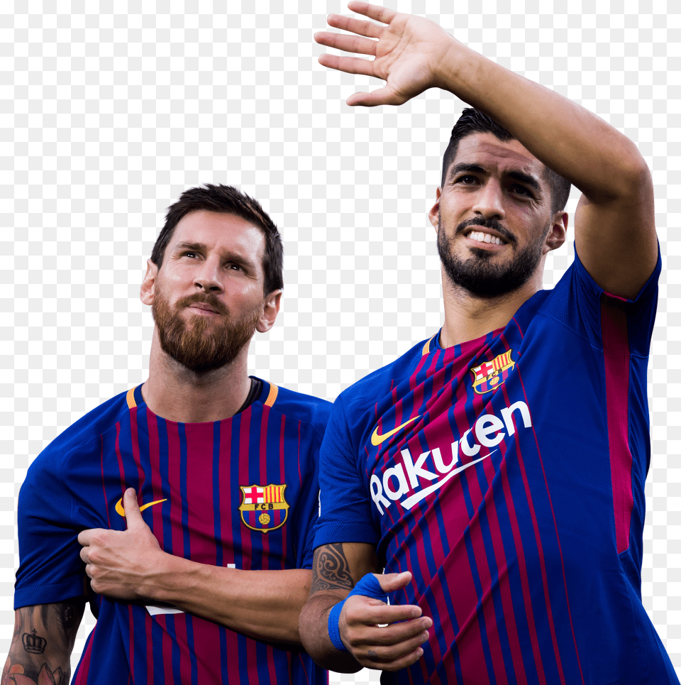 Luis Surez Amp Lionel Messi Render Suarez And Messi Hd 2017 Png Image