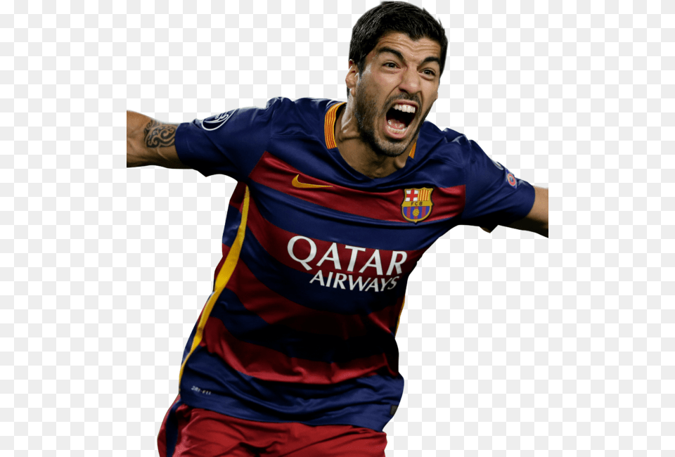 Luis Surez Goal Running Hd Wallpaper Images Luis Suarez Bite Barcelona, Shouting, Angry, Person, Face Free Png Download