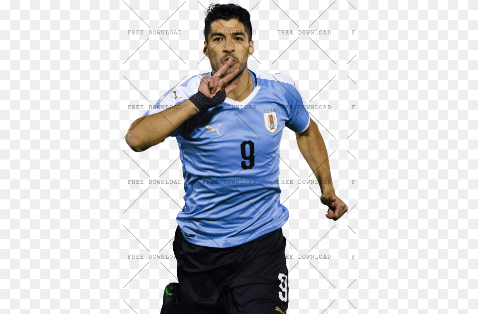 Luis Surez Uruguay Team 2019 Ecuador, Adult, Person, Man, Male Free Png
