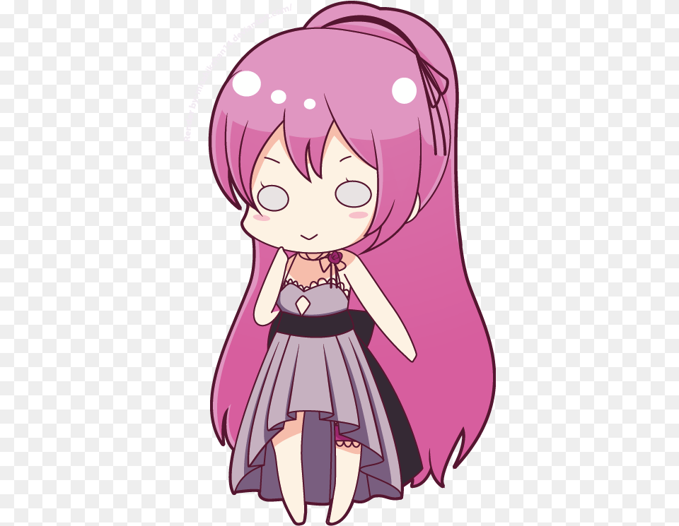 Lukana Octo Chibi By Misakikchan Ichika Evillious Chronicle Chibi, Book, Comics, Publication, Manga Free Png Download