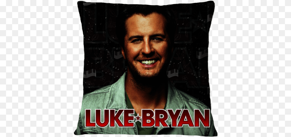 Luke Bryan Incredible Pillow Cotton, Adult, Person, Man, Male Free Png Download