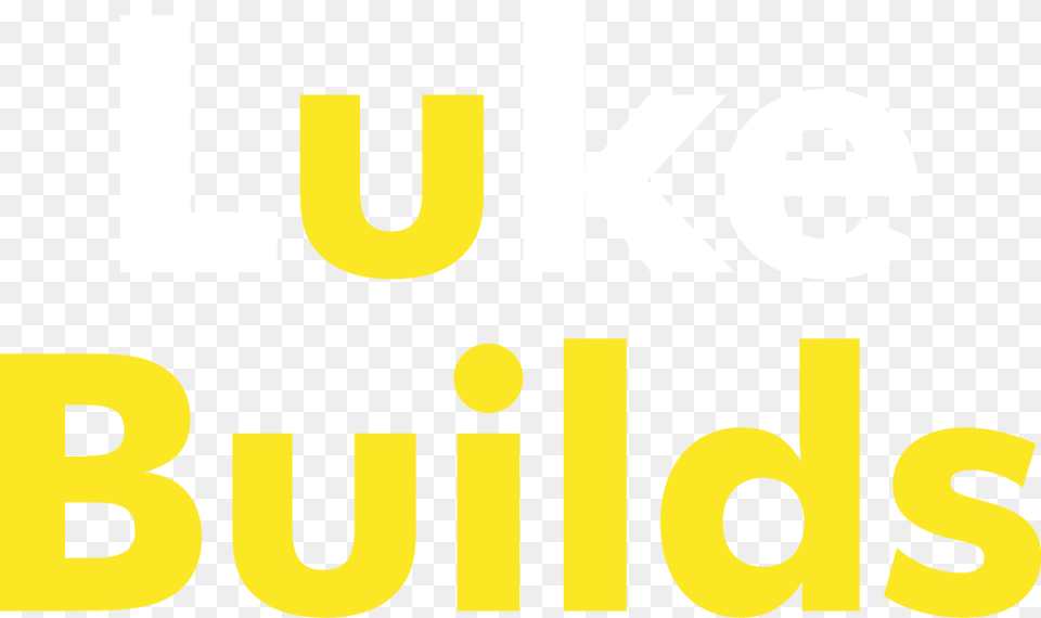 Luke Builds Graphic Design, Text, Logo Free Png
