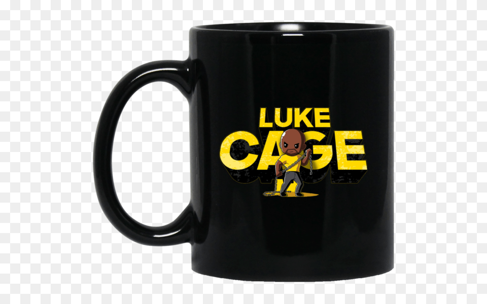 Luke Cage Mug, Cup, Baby, Person, Beverage Png Image