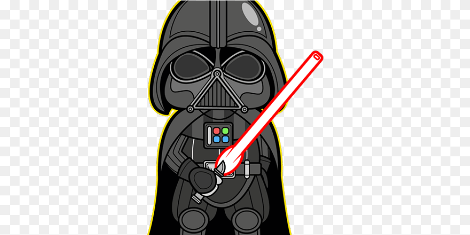 Luke Skywalker Clipart Kawaii Darth Vader Cute Cartoon, Device, Grass, Lawn, Lawn Mower Free Transparent Png
