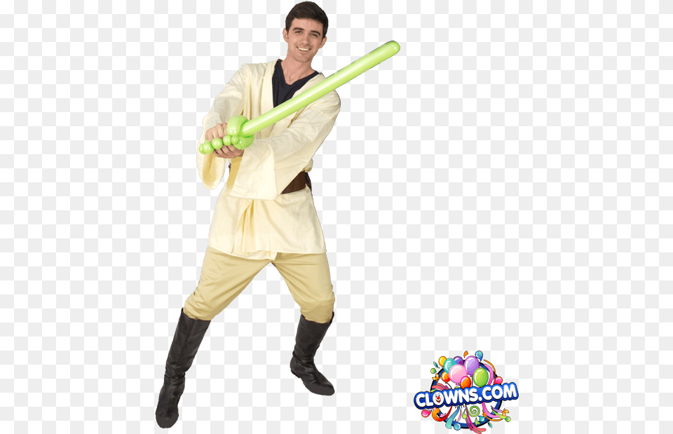 Luke Skywalker Clown, Person, People, Adult, Man Free Png