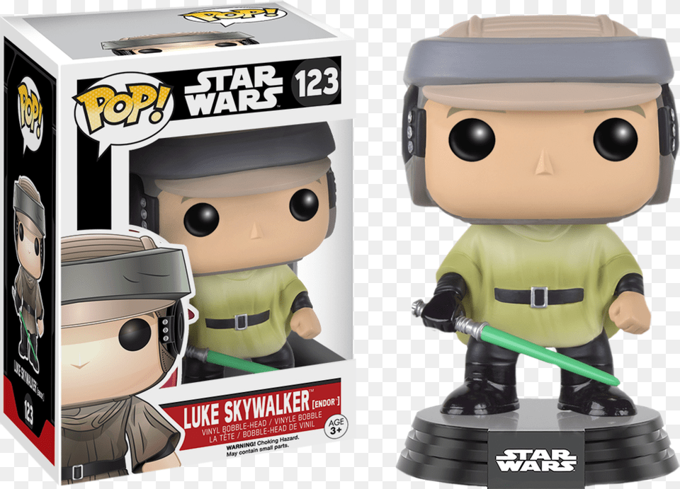 Luke Skywalker Endor Pop, Toy, Person, Face, Head Png Image