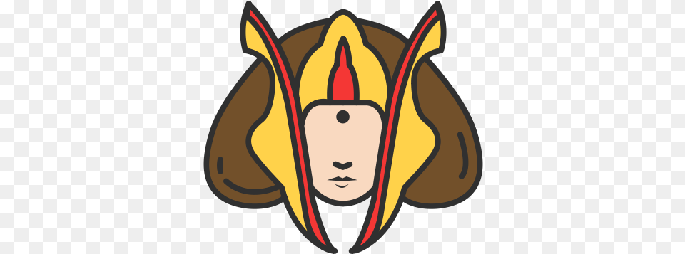 Luke Skywalker Queen Amidala Star Wars Amidala Clipart, Clothing, Hat, Face, Head Free Png Download