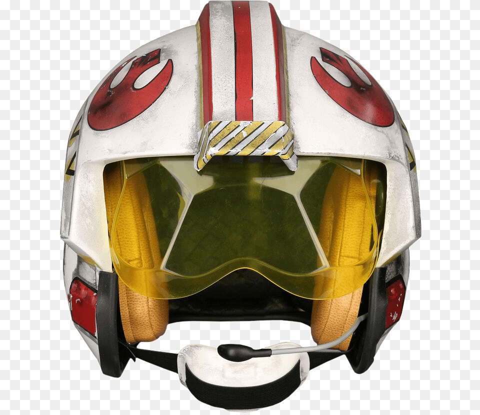 Luke Skywalker Red Five Rebel Pilot Star Wars Rebellion Helmet, Crash Helmet Png